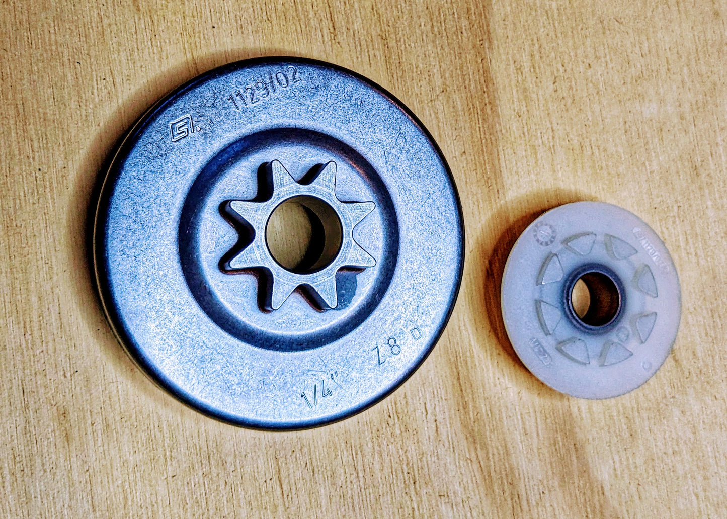 STIHL Genuine MS200T 1/4 x8T Spur Clutch Drum - Pump Worm Gear #1129 640 2051