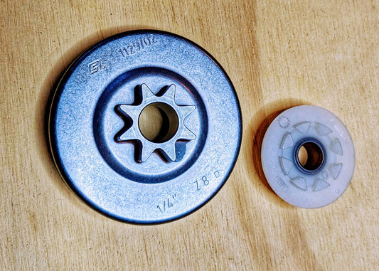 STIHL Genuine MS200T 1/4 x8T Spur Clutch Drum - Pump Worm Gear #1129 640 2051